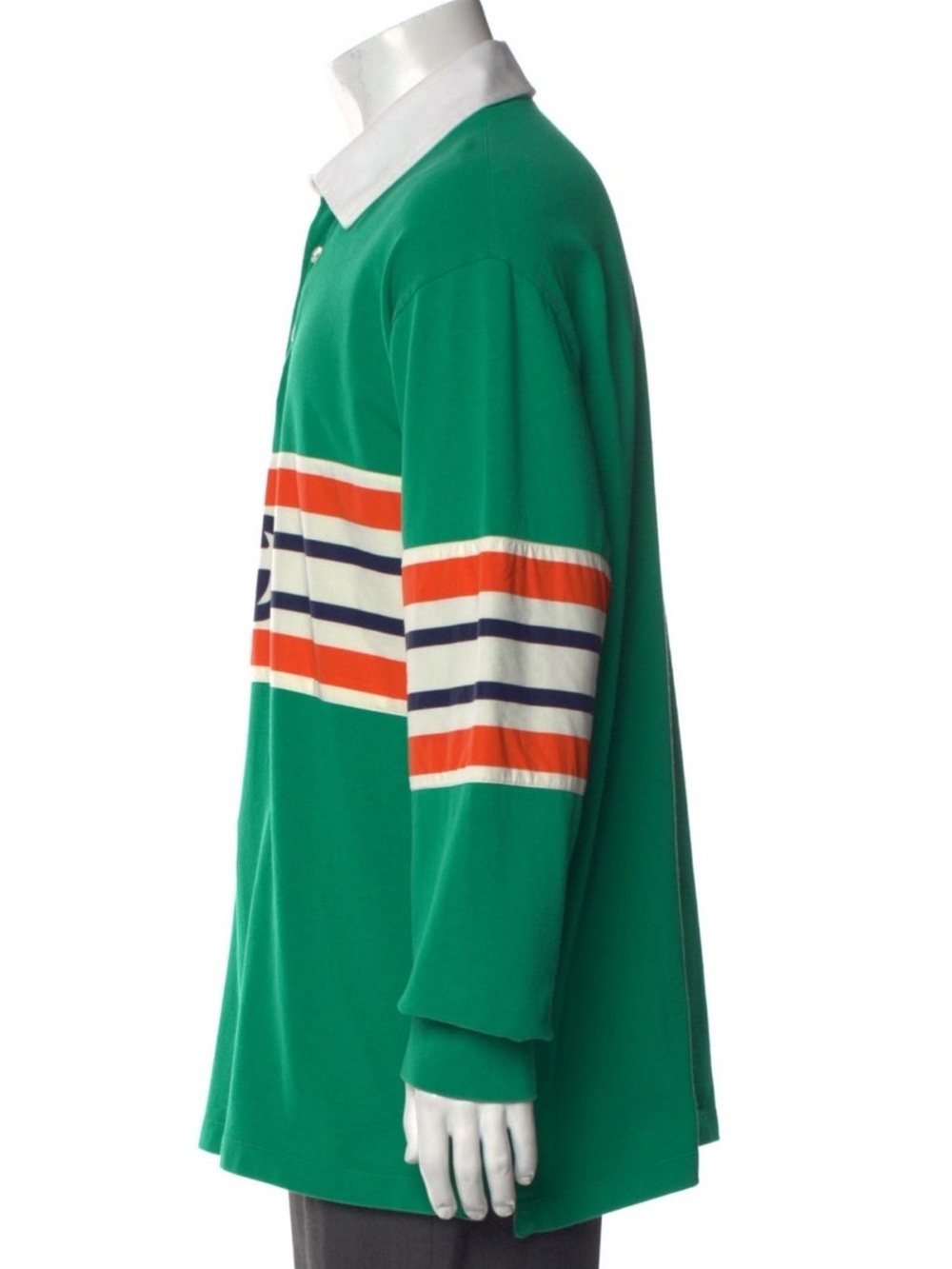 Gucci Interlocking G Logo Rugby Polo Shirt Alessandro Michele XL Rare - Picture 2 of 4